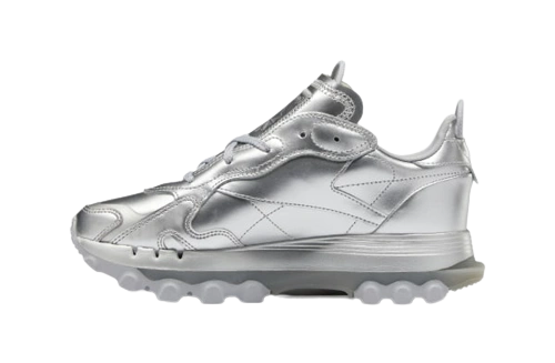 Reebok Classic Leather Cardi B Silver Metallic (W) productfoto