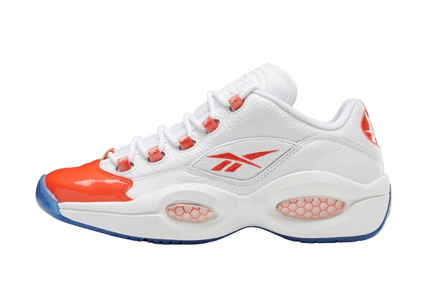 Reebok Question Low Patent Toe Orange product photo