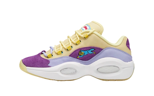 Reebok Question Low BBC Ice Cream Running Dog Yellow Purple productfoto