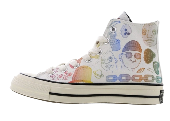Converse Chuck Taylor All-Star 70 Hi Tyler The Creator Artist Series White Multicolor productfoto