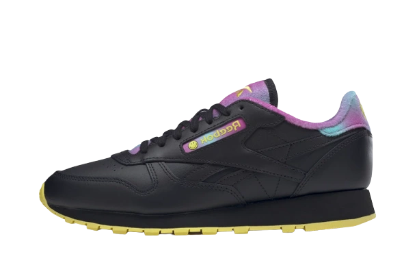 Reebok Smiley Classic Leather Black productfoto