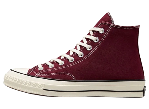 Converse Chuck Taylor All-Star 70 Hi Recycled Canvas Deep Bordeaux productfoto