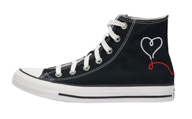 Converse Chuck Taylor All-Star Hi Made With Love Black productfoto