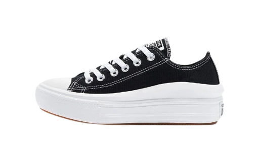 Converse Chuck Taylor All-Star Move Ox Black White (W) productfoto