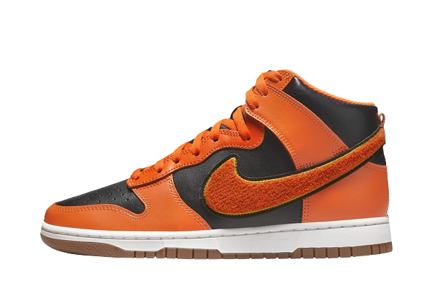 Nike Dunk High University Chenille Swoosh Safty Orange product photo