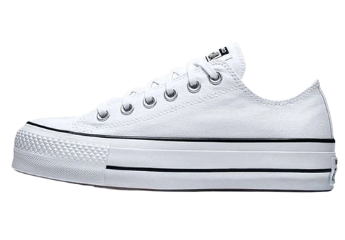 Converse Chuck Taylor All-Star Lift Ox White Black (W) productfoto