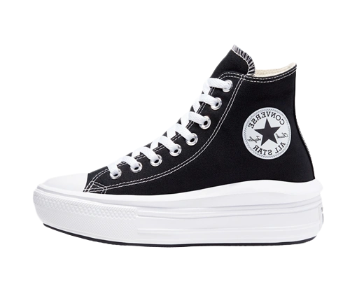 Converse Chuck Taylor All-Star Move Hi Black (W) productfoto