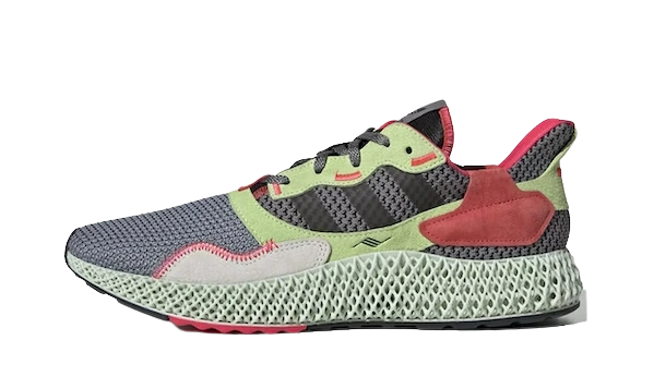 Adidas ZX 4000 4D Grey Three Hi Res Yellow Produktfoto