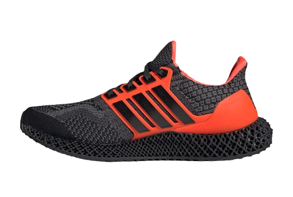 Adidas Ultra 4D Core Black Solar Red Produktfoto