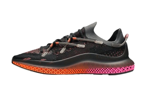 Adidas 4D Fusio Black Orange Pink productfoto