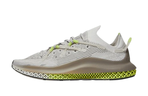 Adidas 4D Fusio Grey Solar Yellow productfoto