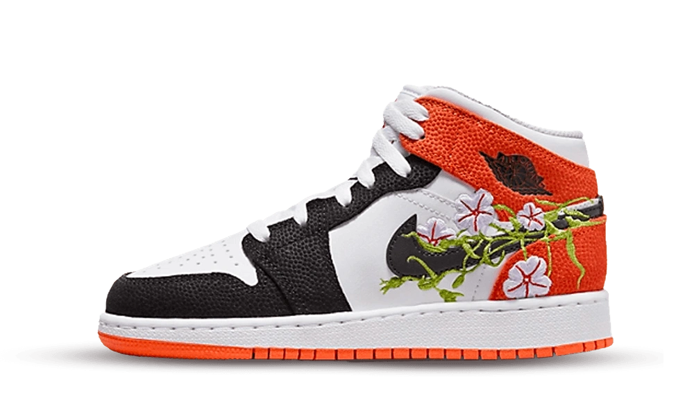 Photo du produit Jordan 1 Mid SE Basketball Blossom (GS)