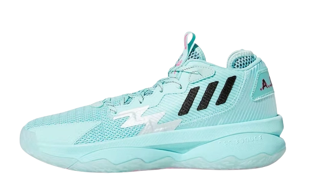 adidas Dame 8 Dame Dalla Light Blue Pink Produktfoto