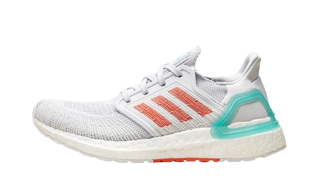 Adidas Ultra Boost 20 Blue Spirit True Orange Sharp Blue (W) productfoto