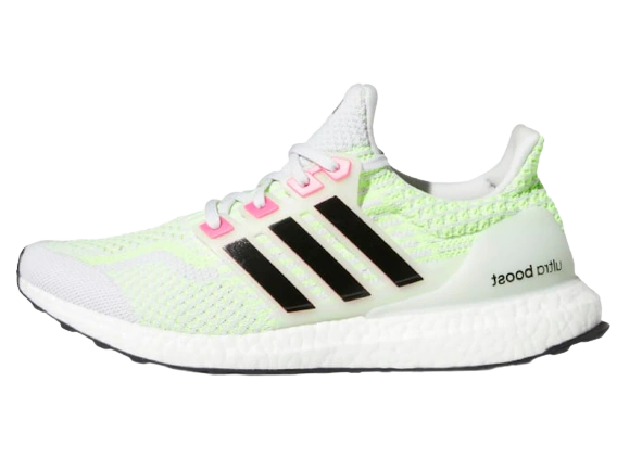 Adidas Ultra Boost 5.0 DNA Glow In The Dark White Black (W) productfoto