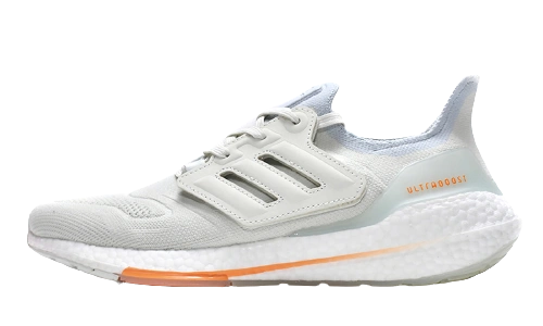 Adidas Ultra Boost 22 White Blue Tint Orange productfoto