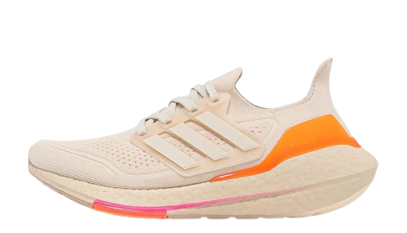 Adidas Ultra Boost 21 Halo Ivory Ultra Pop (W) productfoto