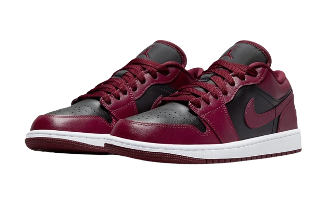 Air Jordan 1 Low WMNS 'Black Maroon' - Image 1