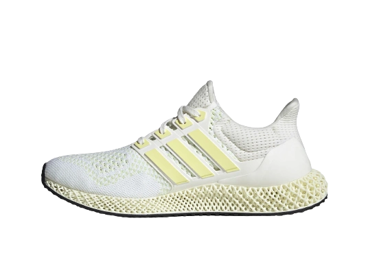 Adidas Ultra 4D Core White Almost Lime productfoto