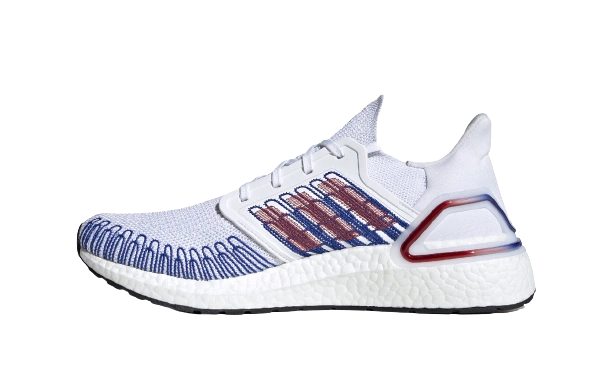 Adidas Ultra Boost 20 Scarlet Royal Blue productfoto