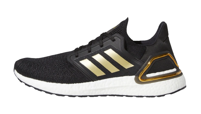 Adidas Ultra Boost 20 Black Gold White productfoto