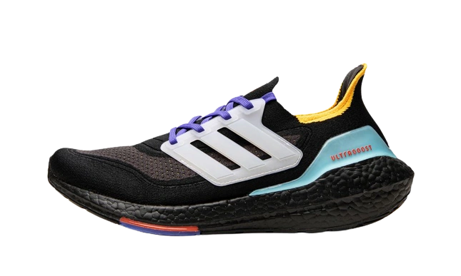Adidas Ultra Boost 21 Pulse Aqua Black productfoto