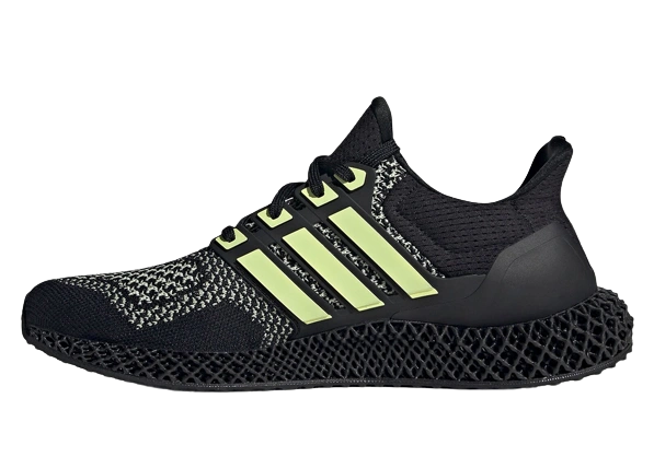 Adidas Ultra 4D Black Almost Lime productfoto
