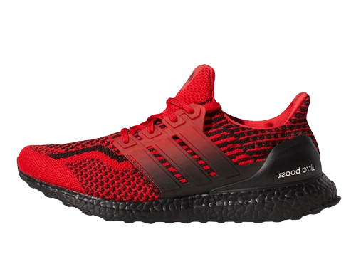 Adidas Ultra Boost 5.0 DNA Scarlet Black Gradient productfoto