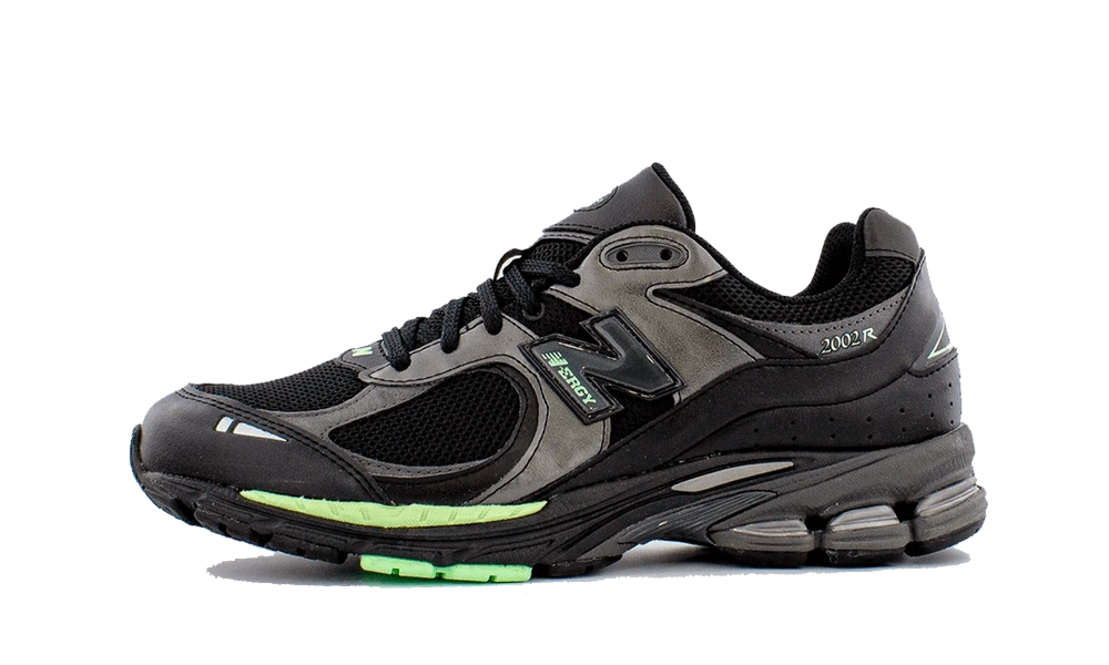 New Balance 2002R Black Silver Green product photo