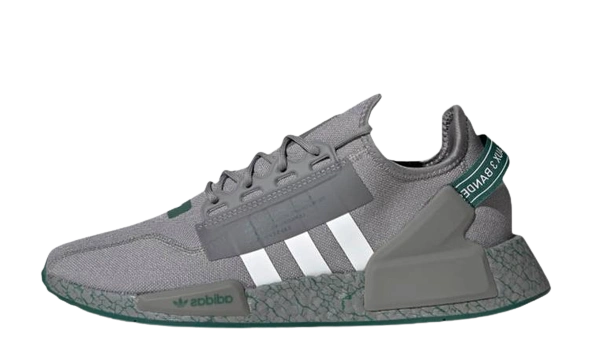 Adidas NMD R1 V2 Crackled Grey Collegiate Green Produktfoto