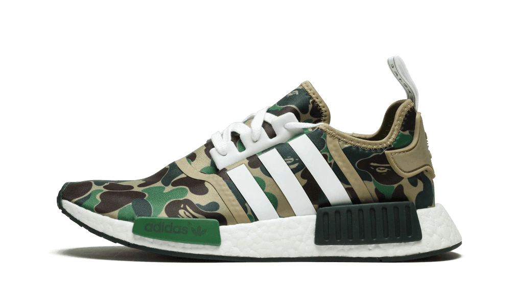 Adidas NMD R1 Bape Olive Camo Produktfoto