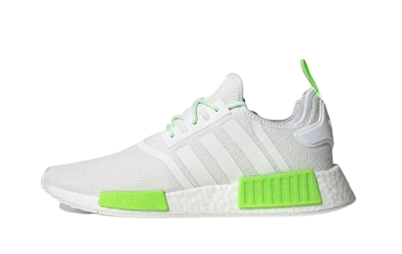 Adidas NMD R1 Crystal White Solar Green Produktfoto