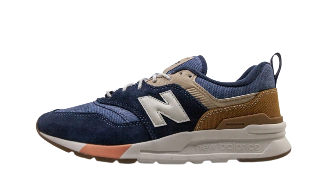 New Balance 997H Navy Workwear Brown product photo