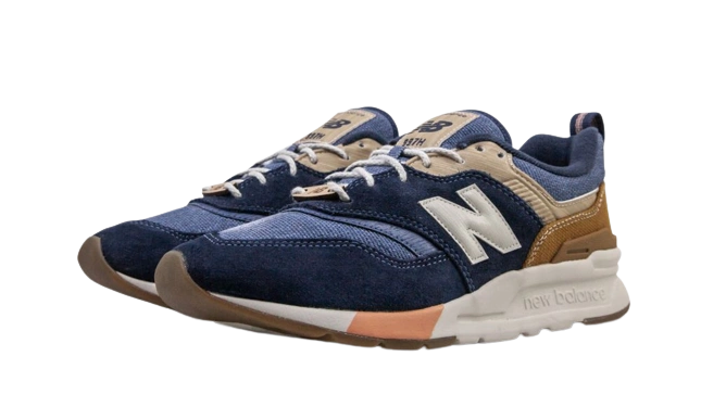 New Balance 997H Navy Workwear Brown - Image 1