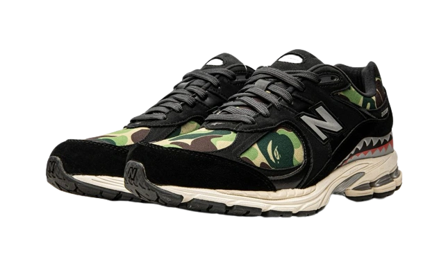 New Balance 2002R BAPE Black - Image 1