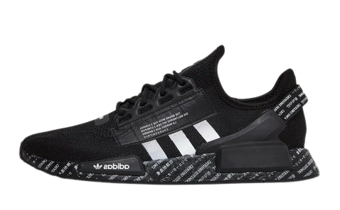 Adidas NMD R1 V2 Script Black product photo