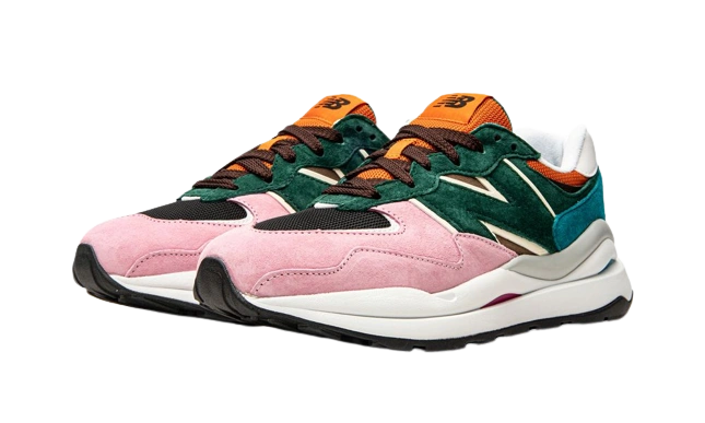 New Balance 57/40 Pink Lemonade Green Black Orange - Image 1