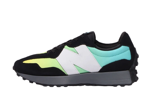 New Balance 327 Black Summer Jade product photo