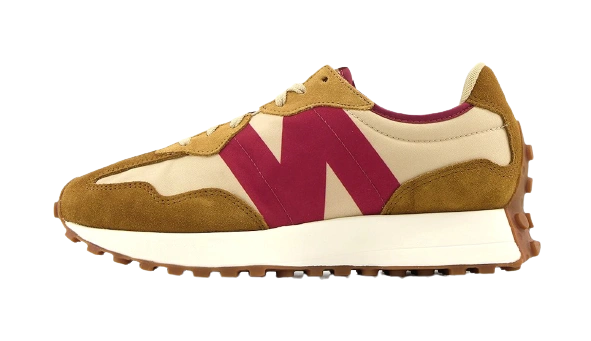 New Balance 327 Tan Burgundy product photo