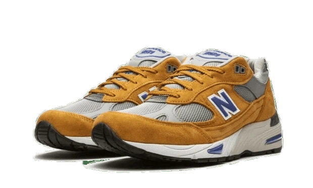 New Balance 991 Yellow Blue - Image 1
