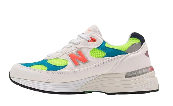 Foto del prodotto New Balance 992 White Neon Cyan
