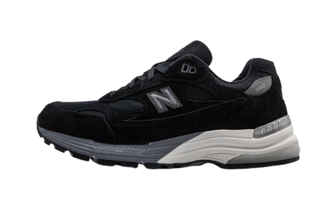 New Balance 992 Black Grey (Made In USA) productfoto