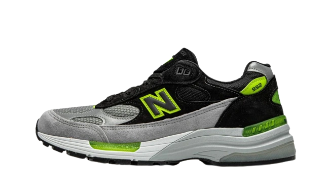New Balance 992 MiUSA Black Grey Volt productfoto