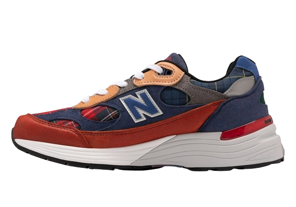 New Balance 992 Plaid Patchwork productfoto