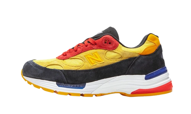 New Balance 992 Yellow Red productfoto