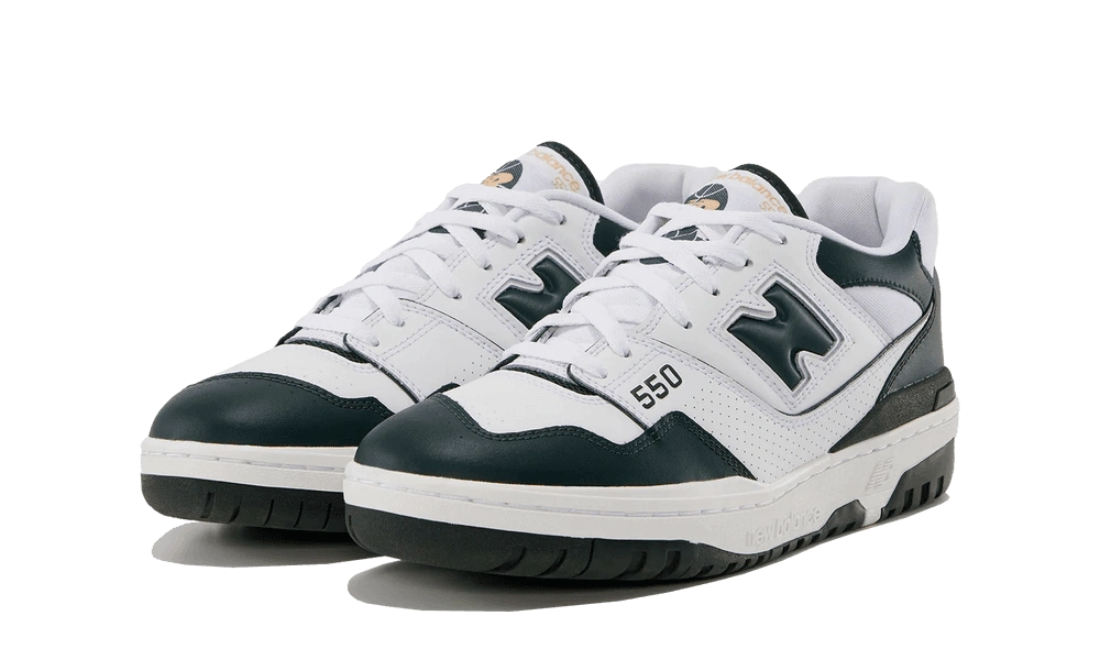 New Balance 550 White Dark Green - Image 1