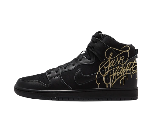 Nike SB Dunk High FAUST Black Gold Produktfoto