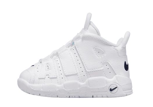 Nike Air More Uptempo White Midnight Navy (TD) Produktfoto