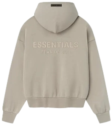 Fear of God Essentials Classic Fleece Hoodie 'Timber' - Image 1