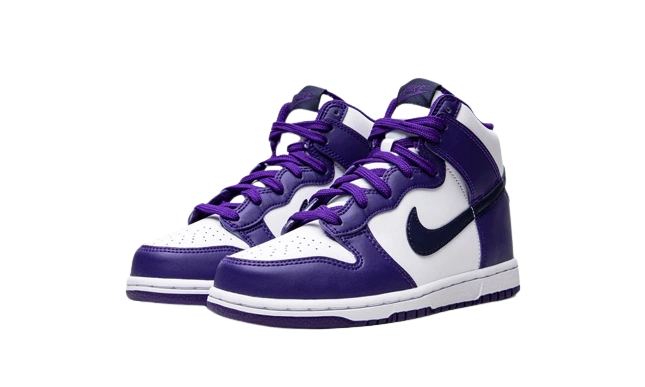 Nike Dunk High Electro Purple Midnght Navy (PS) - Image 1